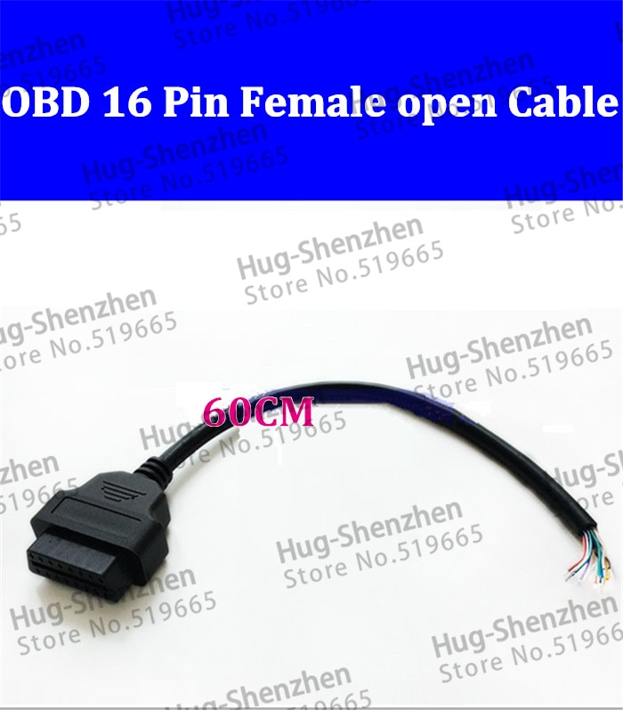 5 / obd2 OBD-II  ̺ 16   Ȯ Ŀ  extender 60 cm